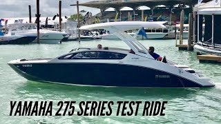 The NEW 2019 Yamaha 275 Series Jet Boat Test Ride - Yamaha Boats  for sale near Chicago