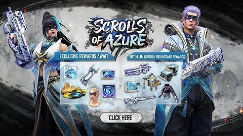 OB32 - Elite Pass season 47 - Scrolls of Azure, April 2022,Ep S47 Full Review | Free Fire Leaks