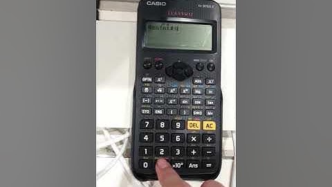 All the errors in calculator fx-97SG X