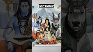 shiv parivar #shiv #shiva #ganesh #art #bhagwan