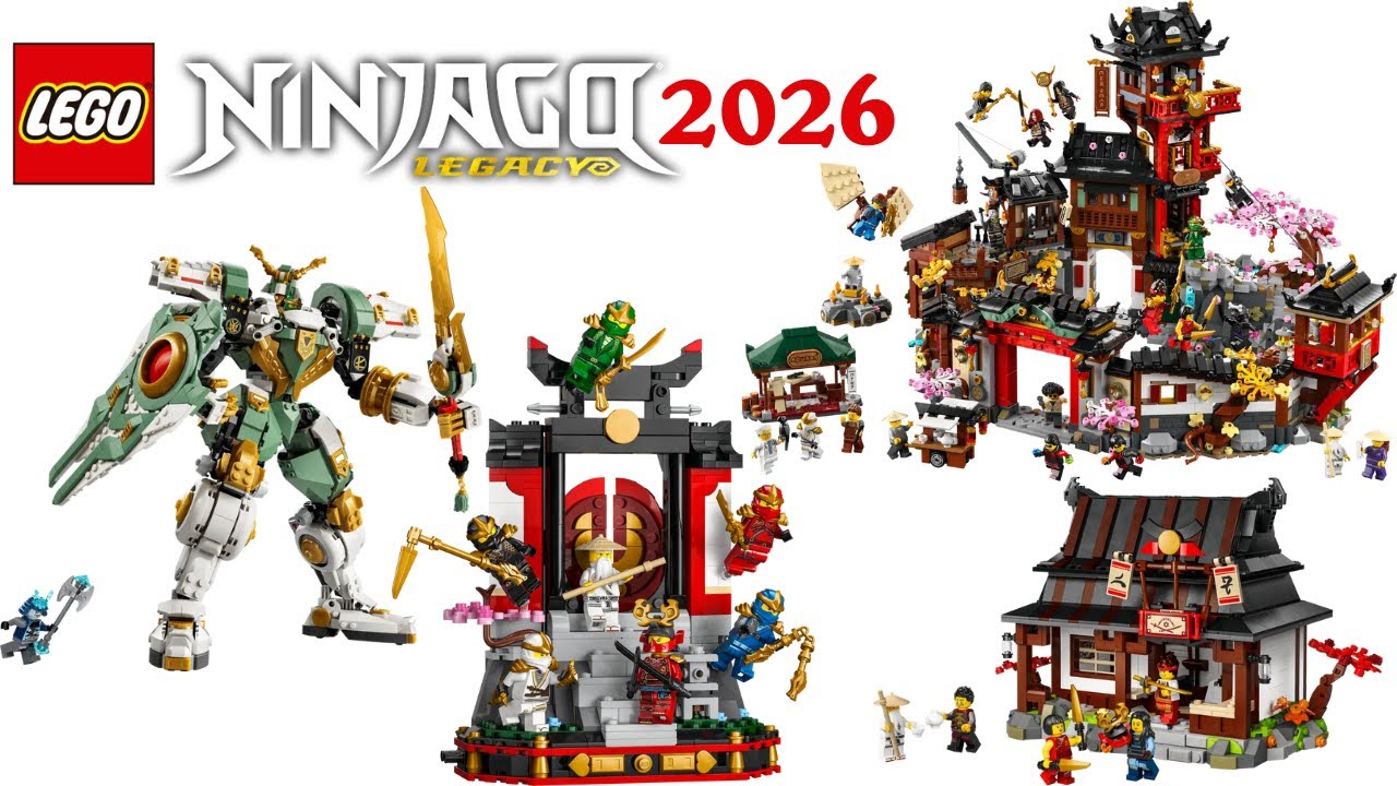 LEGO Ninjago Legacy 2026 15th Anniversary Sets Reveals