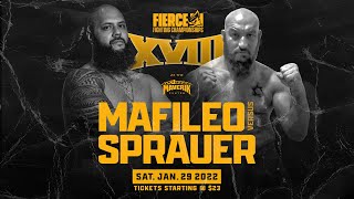 Kent Mafileo vs Sam Sprauer - Fierce Fighting Championship 18