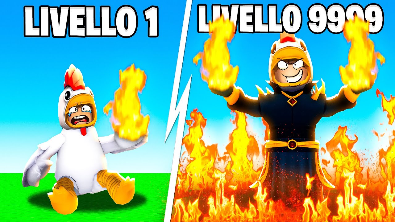 SONO DIVENTATO UN MAGO DEL FUOCO SU ROBLOX!!