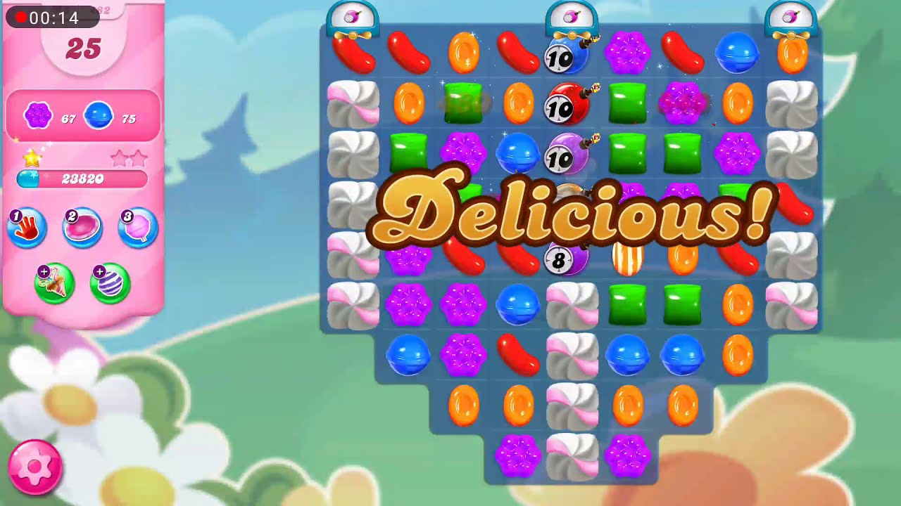 Candy crush saga level 482 ( ⭐⭐⭐ Sugar stars) Lovely game 😎😎 YouTube