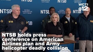 NTSB holds press conference on American Airlines plan and Army helicopter deadly collision