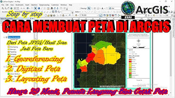 Cara Membuat Peta Dengan ArcGis (Georeferencing, Digitasi, Layout Peta)