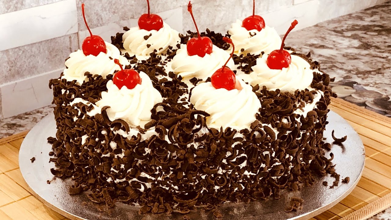 La foret noire //DZ//فرحي ولادك بهاذ الطورطة : الغابة السوداء بكل احترافية و بأسهل طريقة