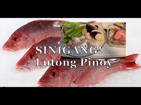 Red Snapper Sinigang