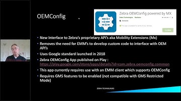 Zebra DevTalk | Testing Exported XML before EMM Deployment via OEMConfig | March 2021