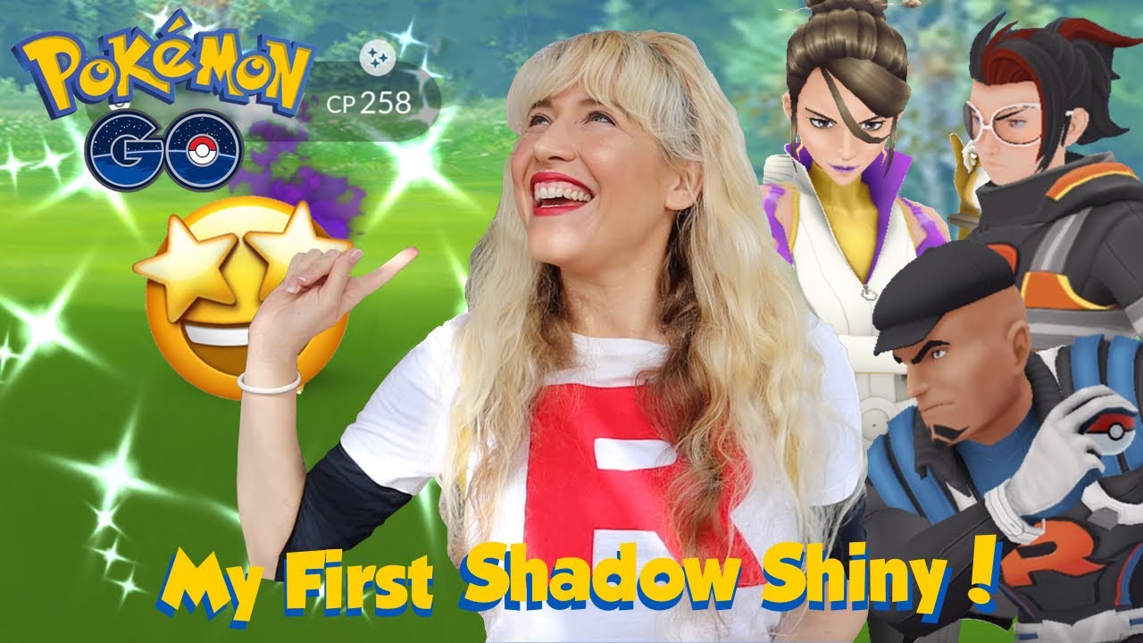 SHADOW SHINYS DO EXIST!!! Pokémon GO Team GO Rocket Celebration