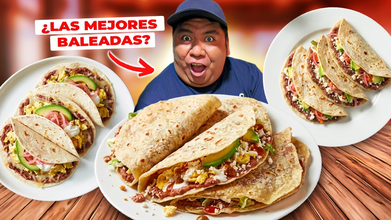 🤤PROBANDO las MEJORES BALEADAS de SAN SALVADOR *Colonia Quiñones*