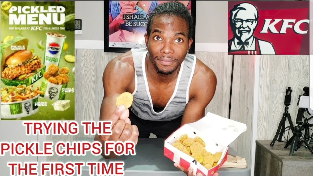 TRYING KFC'S NEW PICKLE CHIPS AND RANKING IT