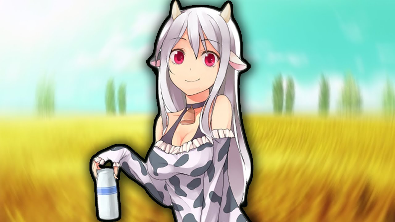 Anime cowgirl gets milked