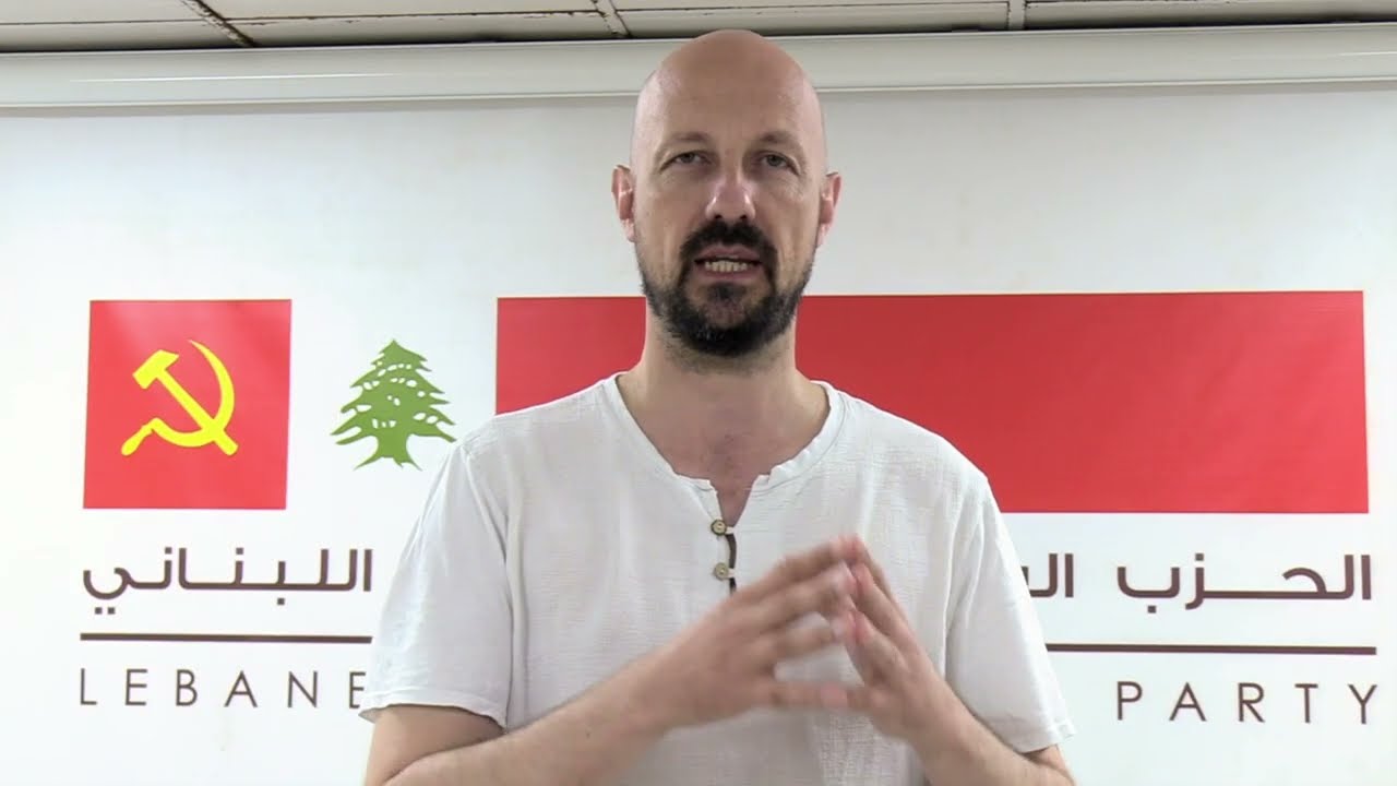 Marc Botenga - MEP - Statement from Beirut, Lebanon تصريح للنائب في البرلمان-  الاوروبي مارك بوتينغا