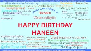 Haneen   Languages Idiomas - Happy Birthday