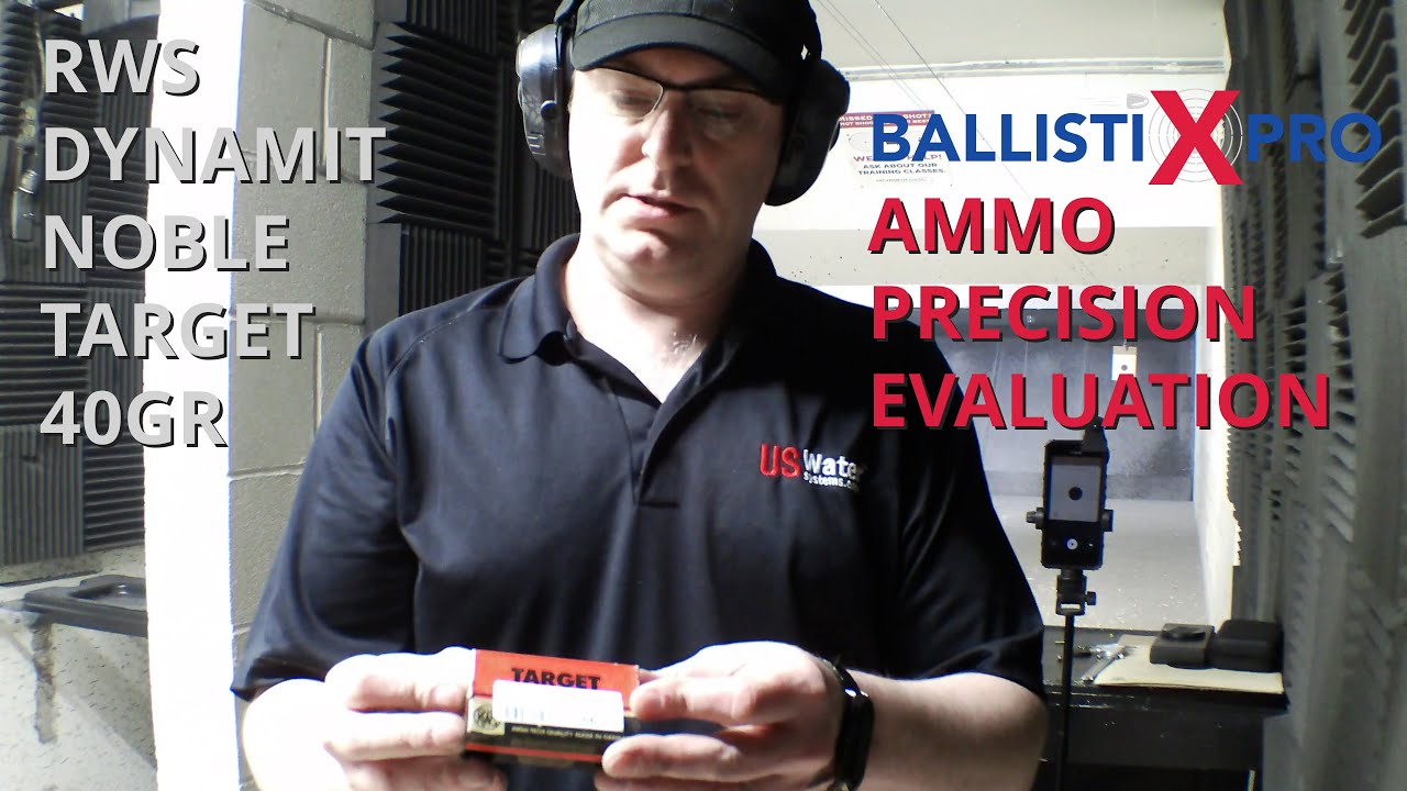 RWS – Dynamit Nobel, Target – 40 Grains – Ammo Precision Evaluation