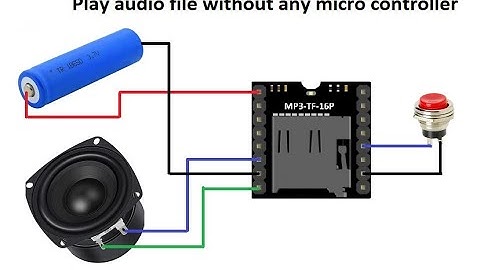 MP3 TF Module Playing Audio Without Any Micro controller | DF player mini play audio