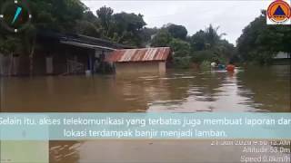 Kondisi Banjir di Jelai Hulu dan Manis Mata Ketapang