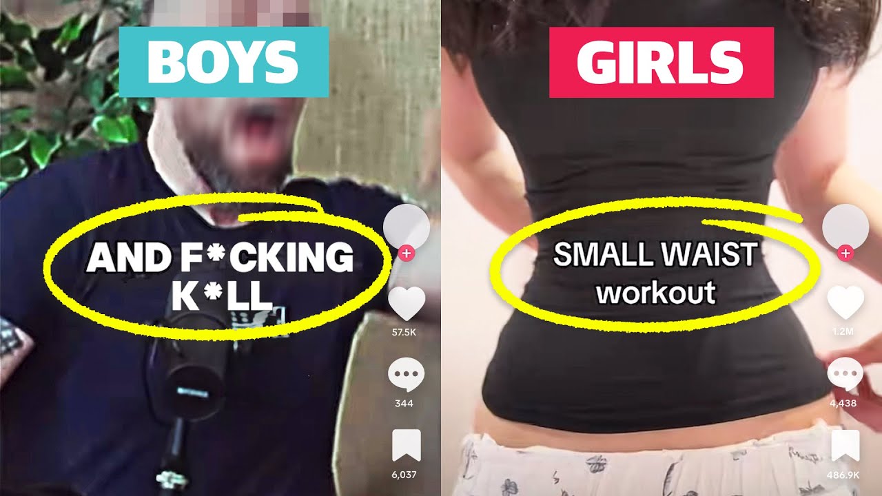 How TikTok harms boys and girls differently
