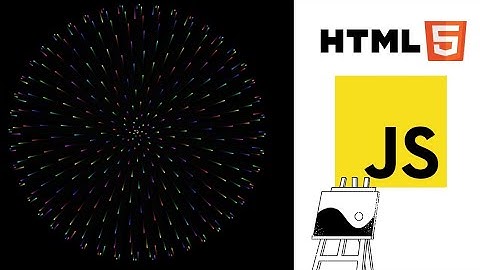 🎆 Awesome Fireworks in #HTML, #Javascript, #canvas