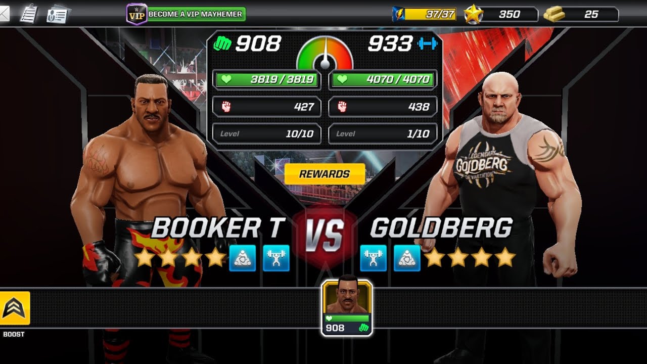 SCISSORS KICK AND BOOK END TO GOLDBERG/NECK TO NECK FIGHT 💥/BOOKER T VS