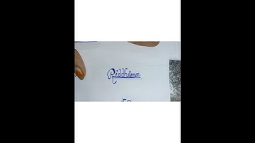 How can write beautiful name Riddhima ।। handwriting ।।shorts।।gel pen use।।