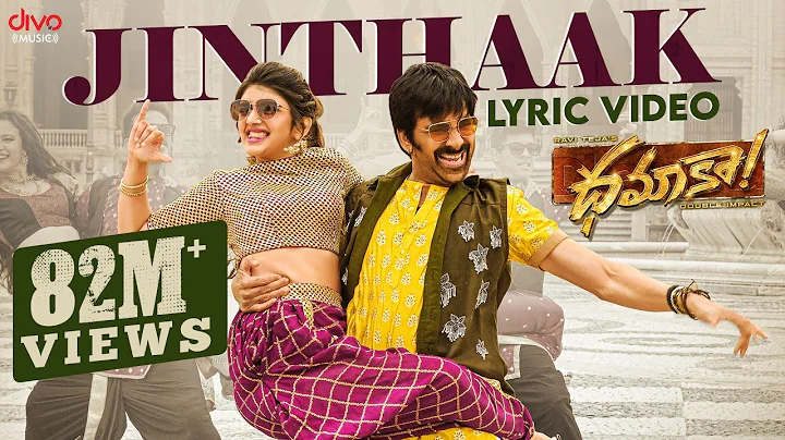 Jinthaak - Lyric Video | Dhamaka | Ravi Teja | Sreeleela | Bheems Ceciroleo | Thrinadha Rao Nakkina