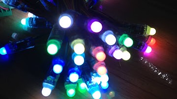 12mm Round digital rgb led pixel light string waterproof