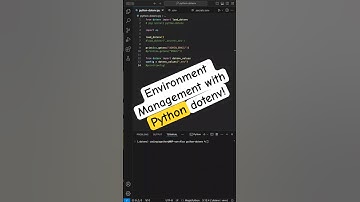How to use Environment Variables in Python? #python #programming #coding