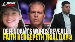 Faith Hedgepeth Trial Day 8: Texts, BBQ host testifies, jail calls & defendant's words revealed