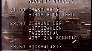 Ard 19.04.1980 Programmtafel Abendprogramm Ansage Vcr 1700N