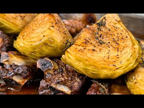 Тушеные говяжьи ребрышки с капустой: простой рецепт