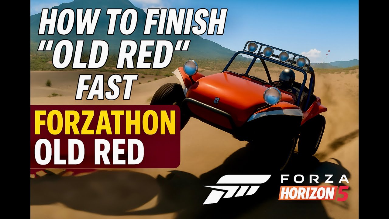 FASTEST Way to Complete “Old Red” Forzathon! | FH5 Spring Weekly Guide + SHARE CODE