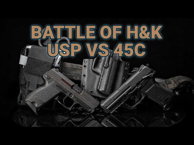 Heckler & Koch USP vs Heckler & Koch USP Compact size comparison