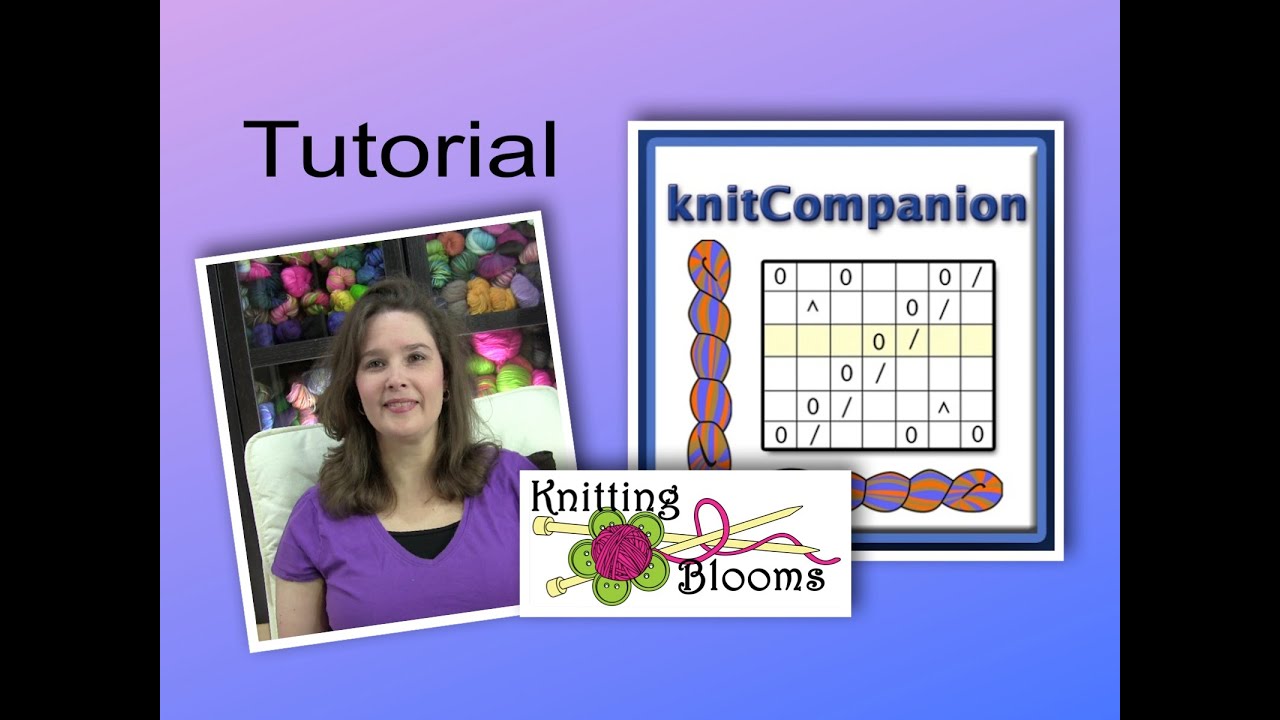 Knit Companion - Tutorial - Knitting Blooms - YouTube