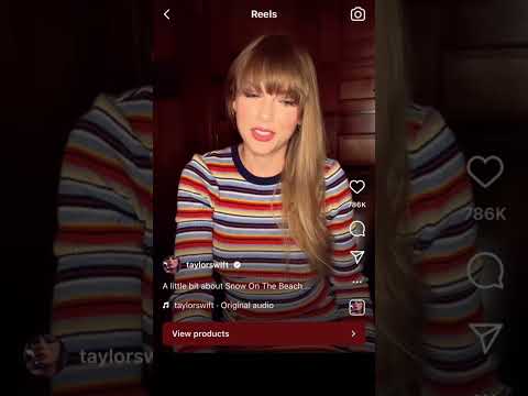 Taylor Swift discusses “Snow on the Beach” featuring Lana Del Rey