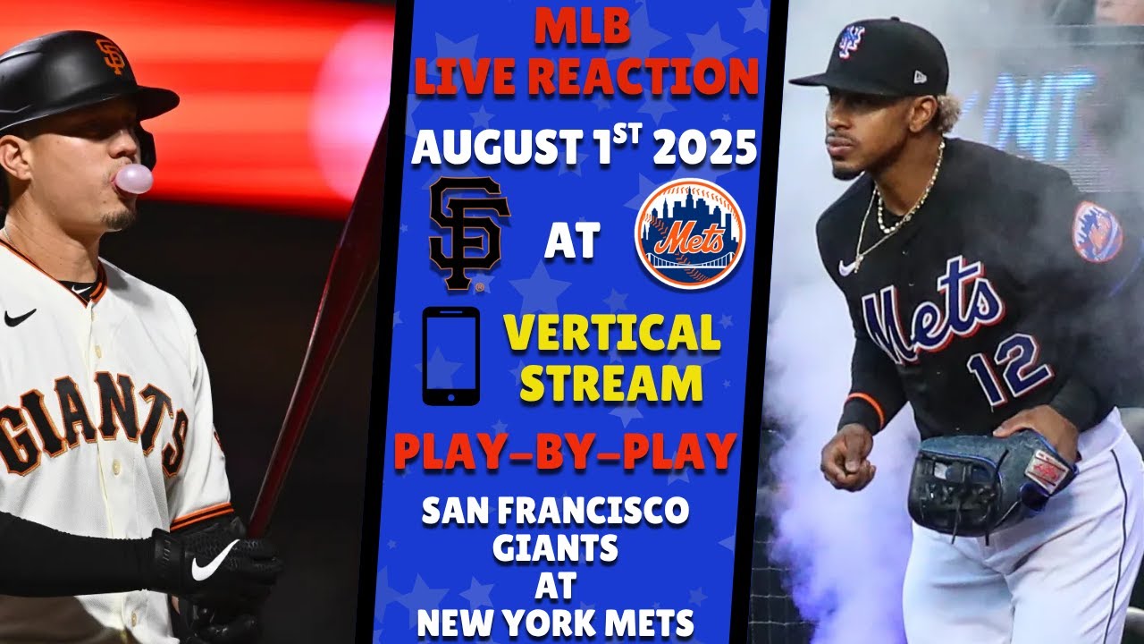 Mets vs Giants🔥Live Reaction & Play-by-Play!
