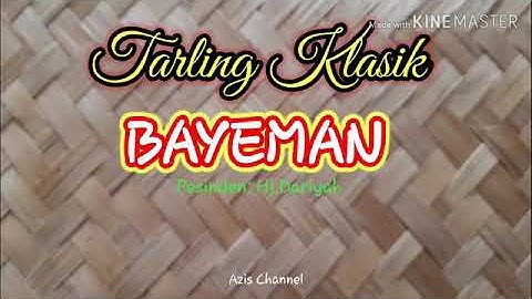 Tarling klasik Tayuban"BAYEMAN" Pesinden: Hj.Dariyah