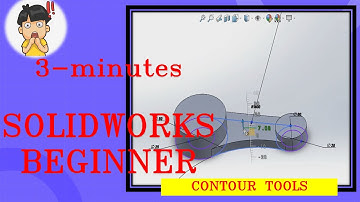 SOLIDWORKS TUTORIAL : Contour Tools and Instant 3D - FOR BEGINNER