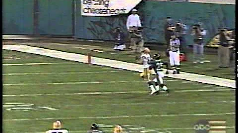 Favre to Schroeder TD Pass