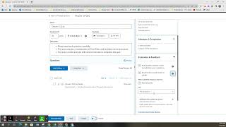 Publishing Quiz Grades to the Gradebook