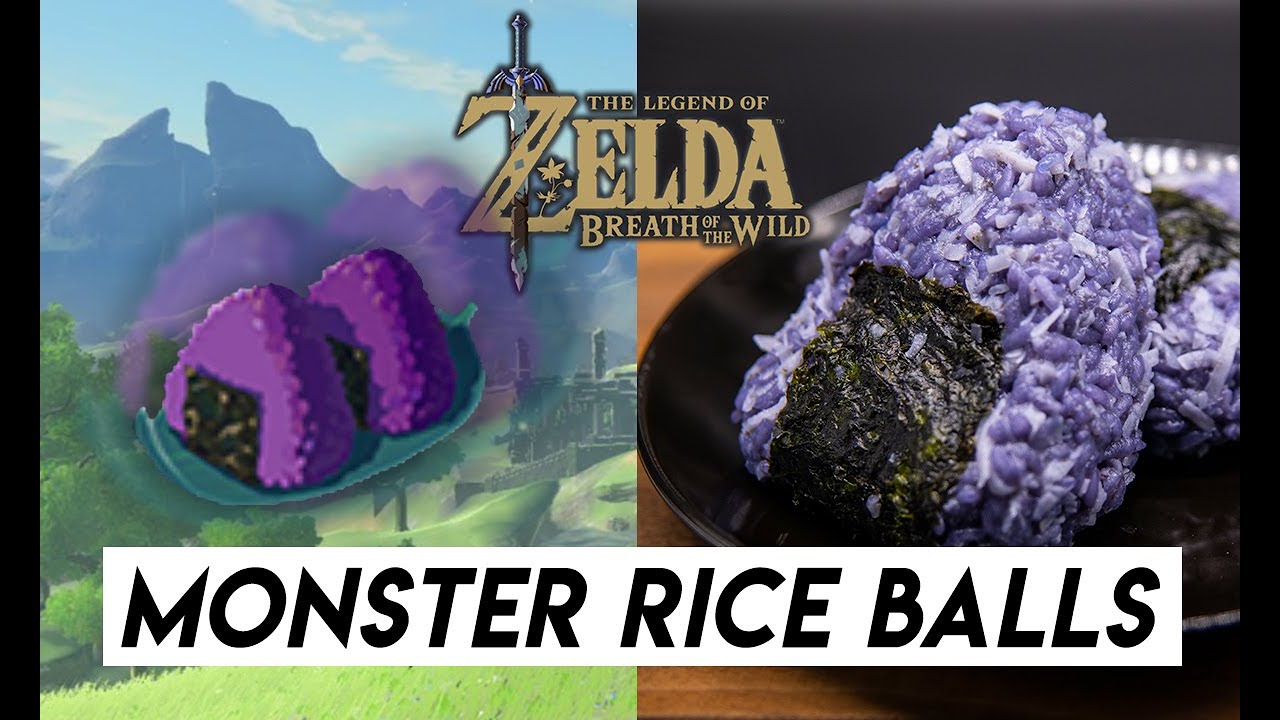 How to Make Monster Rice Balls from Zelda Breath of the Wild Video