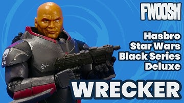 Star Wars Black Series Wrecker Bad Batch Clone Wars Hasbro Deluxe Action Figure Review