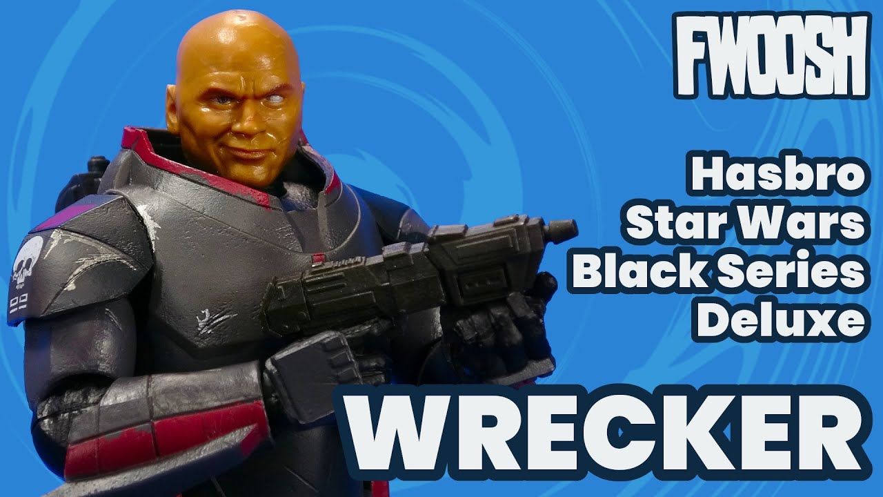 Star Wars Black Series Wrecker Bad Batch Clone Wars Hasbro Deluxe Action Figure Review