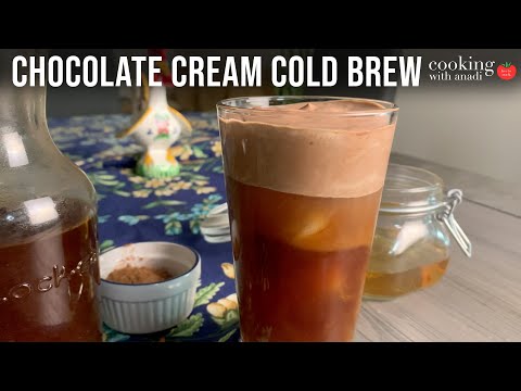 Chocolate Cream Cold Brew Recipe {Starbucks} - We are not Martha