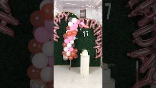 Same backdrop in my bio #fakegrass #backdropdecor #balloonbackdrop #artigwall #birthday #balloon