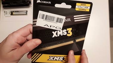 Unboxing : CORSAIR XMS3 DDR3 Memory