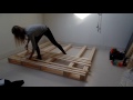 Pallet bed frame - DIY