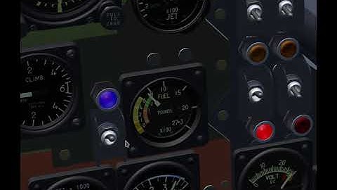 JSBSim filter for Fuel Level Gauge FIAT G91R1B test