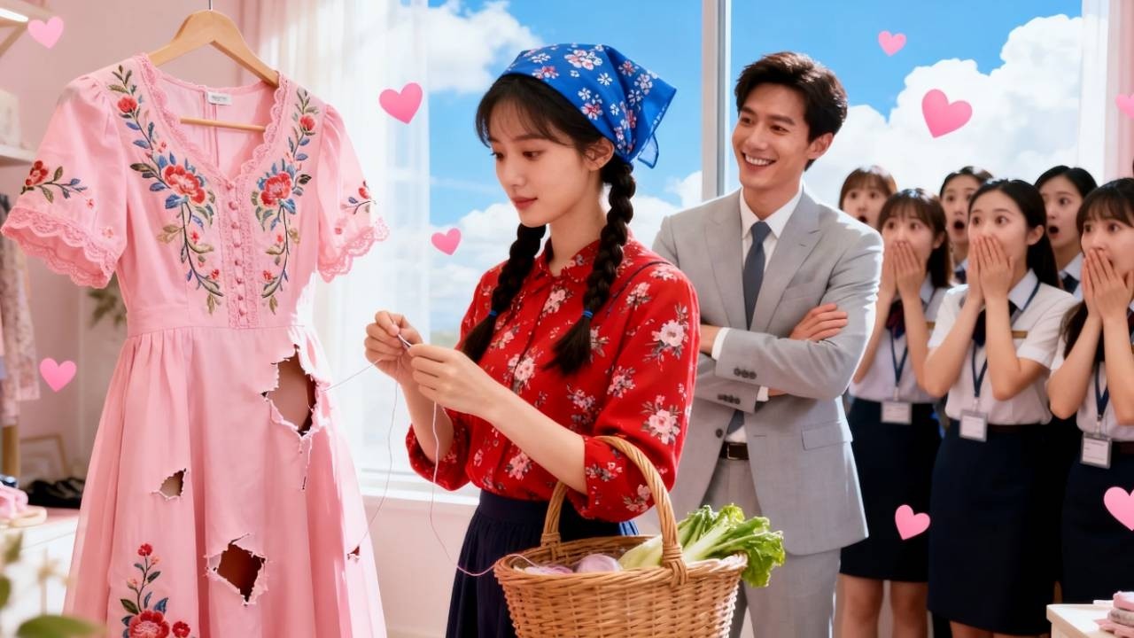 सभी उस ग्रामीण लड़की का मजाक उड़ाते हैं, लेकिन वह 1 सेकंड में कपड़े सिलकर सीईओ का दिल जीत लेती है